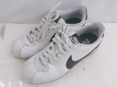 ◇ NIKE 807471-101 CLASSIC CORTEZ クラシック コルテッツ スニーカー サイズ23ｃｍ ホワイト ブラック レディース P  【1210190000950】