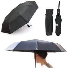 【新着商品】100 UVカット 晴雨兼用 遮光 完全遮光 軽量 折り畳み 黒 紫外線カット 熱中症対策に 日傘 コンパクト 簡単ワンタッチ開閉 メンズ レディース [HORIZON-GC]折りたたみ日傘