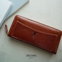 モズ 財布 長財布 レディース ブランド 使いやすい 札入れ ランガ ラウンドファスナー グリーン おしゃれ 北欧 可愛い