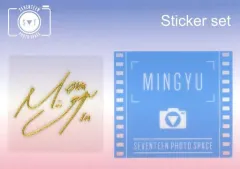 【中古】シール・ステッカー ミンギュ ステッカー2枚セット 「SEVENTEEN PHOTO SPACE」 開催記念グッズ