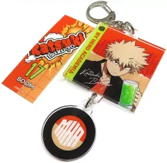 【中古】グッズセット 爆豪勝己 レコード風キーホルダー＆ステッカーセット 「僕のヒーローアカデミア×まねきねこ」