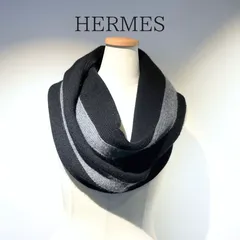 お値下げ⭐︎HERMES エルメス　スヌード　ユニセックス お値下げ⭐︎HERMES エルメス スヌード ユニセックス - メルカリ