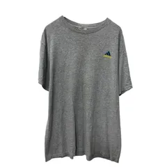 adidas 半袖 ロゴTシャツ M グレー アディダス ワンポイント 古着卸 アメリカ仕入 a704-5194