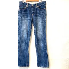 日本製◎ (^w^)b EDWIN エドウィン 447XVL コットン100% デニムパンツ ジーンズ ジーパン アメカジ ヒゲ加工 ウォッシュ加工 お洒落 ボトムス ストレート インディゴブルー メンズ 男性 サイズ M