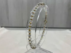 デザインブレスレット K18 約20cm 総重量約3.7g