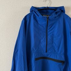 Sports Master アノラック ナイロン ハーフジップ ジャケット プルオーバー BLUE M