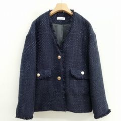 ヨウジヤマモト YOHJI YAMAMOTO FB-K74-181 ウール ニット ジャケット  