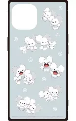 【中古】携帯サプライ 集合(グレー) iPhone15/14/13 対応スクエアガラスケース グレー 「ポケットモンスター」