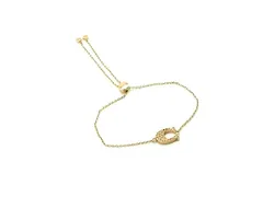 COACH コーチ ラインストーン バングル ブレスレット アクセサリー ピンクゴールド系 DI8313