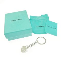 【中古】【箱付き】 TIFFANY&Co. ティファニー シルバー リターントゥ ハートタグ チャーム キーリング 14.1g 925刻印 426073 チャーム