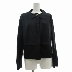 シーバイクロエ SEE BY CHLOE 美品 リネンジャケット 長袖 総裏地 38 M 紺 ネイビー /TN 0913 のサムネイル