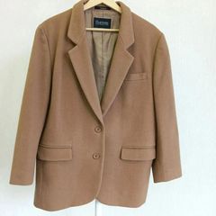 【良】　ハートフォード　HARTFORD　コート　オーバーサイズ　ジャケット　茶色　ブラウン　キャメル　Mサイズ　9AR　レディースアウター　レディースカジュアル　襟付きコート　秋コート　冬コート　ウールコート　レディースコート　レディースフォーマル