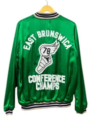 HOUSTON (ヒューストン) RAYON AWARD JACKET（EAST）レーヨンアワードジャケット M 51250 グリーン 緑 メンズ/199のサムネイル