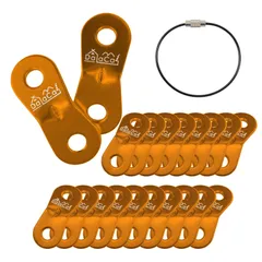 自在金具　12個　ガイロープ　セット ウォールナット　名栗加工 自在金具12個入セット｜PRODUCT｜ラーテルワークス｜RATEL WORKS
