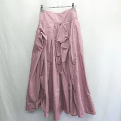 ◇ ⊇ FRAY I.D フレイ アイディー マキシ フレア スカート サイズ0 ピンク レディース E  【1411210012100】