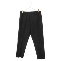 Acne Studios (アクネ ストゥディオズ) ドローコード テーパード スラックス パンツ ブラックのサムネイル