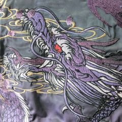 龍の刺繍シャツ　絡繰魂　XXL　　Dragon embroidered shirt
