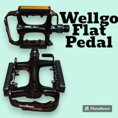 Wellgo(ウェルゴ)ケージペダル ブラック クロスバイクやロードバイクにおすすめのペダル 軽量なアルミペダルで交換にもおすすめ！