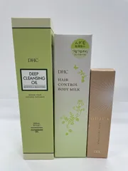 J263 DHC ディーエイチシー 薬用 ディープ クレンジング オイル リニューブライト 200mL/レスコントロール ボディミルク 150mL/クイックフィルム スムーザー 〈美容液〉 25g 計3点セット