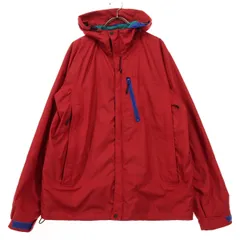 美品 CAMP7 キャンプセブン マウンテンパーカー L レッド 裏地メッシュ メンズ 古着