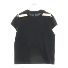 Rick Owens (リックオウエンス) 19AW ショルダーデザイン半袖Tシャツ ブラック RP19F5235 レディースのサムネイル