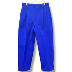 STEIN 23SS HIGH COUNT KNIT PIN TUCK WIDE TROUSERS BLUE Mサイズ ST.541のサムネイル