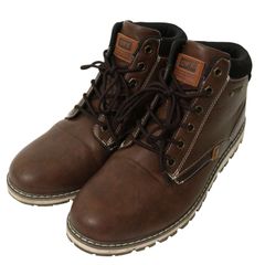 EDWIN エドウィン EDW-7982 通年 防水 ★ ショート ブーツ ハイカット Sz.26.5cm メンズ
