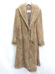 ◇ CORDIER コルディア 長袖 ロングボアコート サイズ40 ブラウン系 レディース E  【1405140001839】のサムネイル
