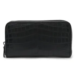 【入手困難】ボッテガヴェネタ リアルクロコダイル ジッピーウォレット 長財布 ボッテガヴェネタ クロコ ラウンドファスナー 長財布