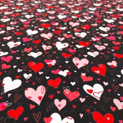 USAコットン　BENARTEX　ベナテックスHEART CELEBRATION