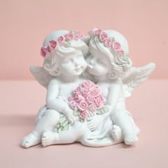 ホワイトエンジェルシリーズ 双子エンジェルオブジェ