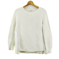 マッキントッシュフィロソフィー ニット セーター 長袖 ブラン トップス 白 レディース 38サイズ ホワイト MACKINTOSH PHILOSOPHY 【中古】