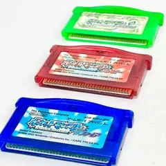 【ゲームボーイアドバンス】ポケモン　ルビー　サファイア　リーフグリーン　3本セット 動作未確認 ジャンク ゲームボーイアドバンス