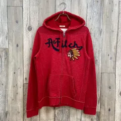 Abercrombie & Fitch アバクロ 裏起毛 フルジップ パーカー