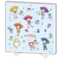 【中古】アクリルスタンド・アクリルパネル 16.散りばめデザイン(梅雨ver.) グラフアートイラスト アクリルアートボード 「おジャ魔女どれみドッカ～ン!」