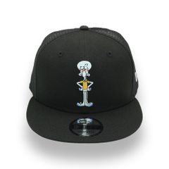 日本未発売 ニューエラ X スポンジボブ "イカルド" キャップ / NEW ERA X SPONGEBOB SQUAREPANTS "SQUIDWARD TENTACLES" MESH TRUCKER 9FIFTY SNAPBACK CAP [BLACK]