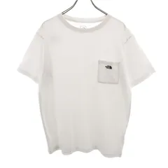 THE NORTH FACE ザノースフェイス 半袖 Tシャツ XL ホワイト ポケT アウトドア NT32003X メンズ 古着