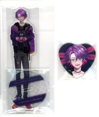 【中古】グッズセット 渡会雲雀 アクリルスタンド＆缶バッジセット 「バーチャルYouTuber にじさんじ ホワイトデー2023」