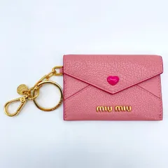 miu ミュウミュウ マドラス ラブ カードケース 5MF001 ピンク
