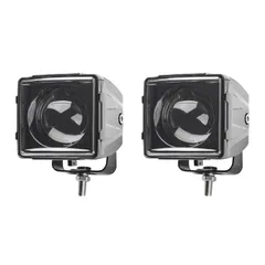 新品 Vancroser 3.5インチ フォグランプ LED 車用補助ライト ワークライト 車 四角 作業用ライト 12-24V対応 オフロード、ATV、UTV、SUV、トラック、重機、デッキライト、集魚灯、ヘッドライトなどに適しています ２個セット (イエロ