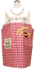 サロンジェ アンパンマン エプロン 02920-43 レッド Free Size 保育 保育園 幼稚園 料理 保育士