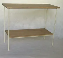 コンソールテーブル2段 小さなテーブル 幅54cm奥行26cm高さ43cmラスティ・ローラックZR-604-iv-abide