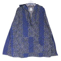 South2 West8 サウスツー ウエストエイト MEXICAN PARKA - FLANNEL PT. - LEOPARD NS801 メキシカン パーカ フランネル レオパード プリント パープル シャツ ロングスリーブ S2W8 サイズS maykのサムネイル