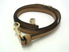 ■極美品■ COACH コーチ レザー バッグ用 ショルダーストラップ クロスボディ 肩掛け レディース ベージュ系 BM5927