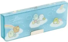 【中古】文房具その他 B.ブルー クリアソフトペンケース 「すみっコぐらし」