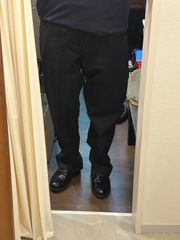 DOCKERS ドッカーズ Levi's リーバイス チノパン ノータックチノ メンズパンツ 綿パンツ カジュアルパンツ ブラック W36L32 A-626