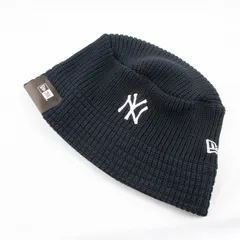【ニューエラ正規品】ニューエラ NEW ERAⓇ 帽子 ニットバケット Knit Bucket ニューヨーク・ヤンキース ネイビー(商品番号：14363631)