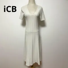 iCB アイシービー ニットワンピース Sサイズ レーヨン混