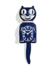 キット キャット クロック (ギャラクシーブルー（パールネックレス：ホワイト）) キット キャット クロック Kit Cat Clock Kit Cat Klock 壁掛け時計 時計 とけい 壁 ウォールクロック かわいい ネコ 猫 キャット