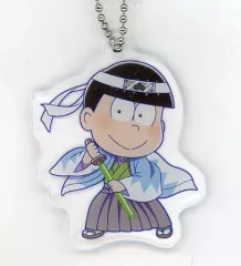 【中古】キーホルダー・マスコット(キャラクター) チョロ松 「セガコラボカフェ おそ松さん デフォルメアクリルチャーム～武士ver.～」